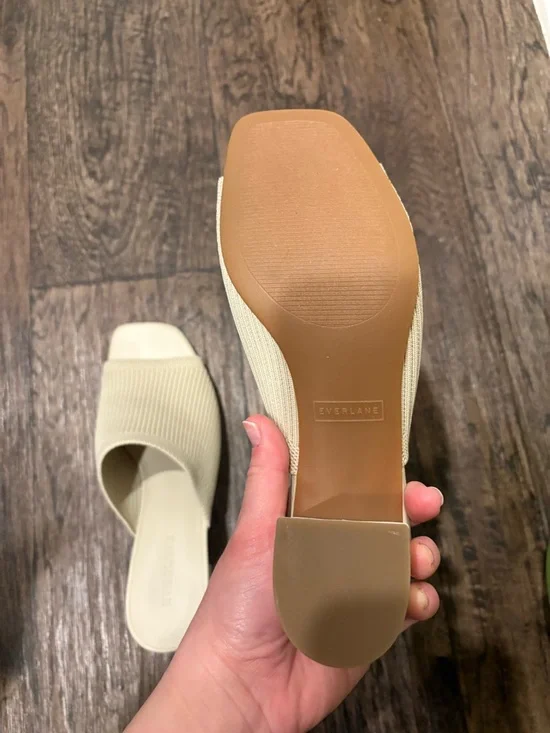 NIB Everlane The Glove ReKnit Mule - Bone - Picture 5 of 7